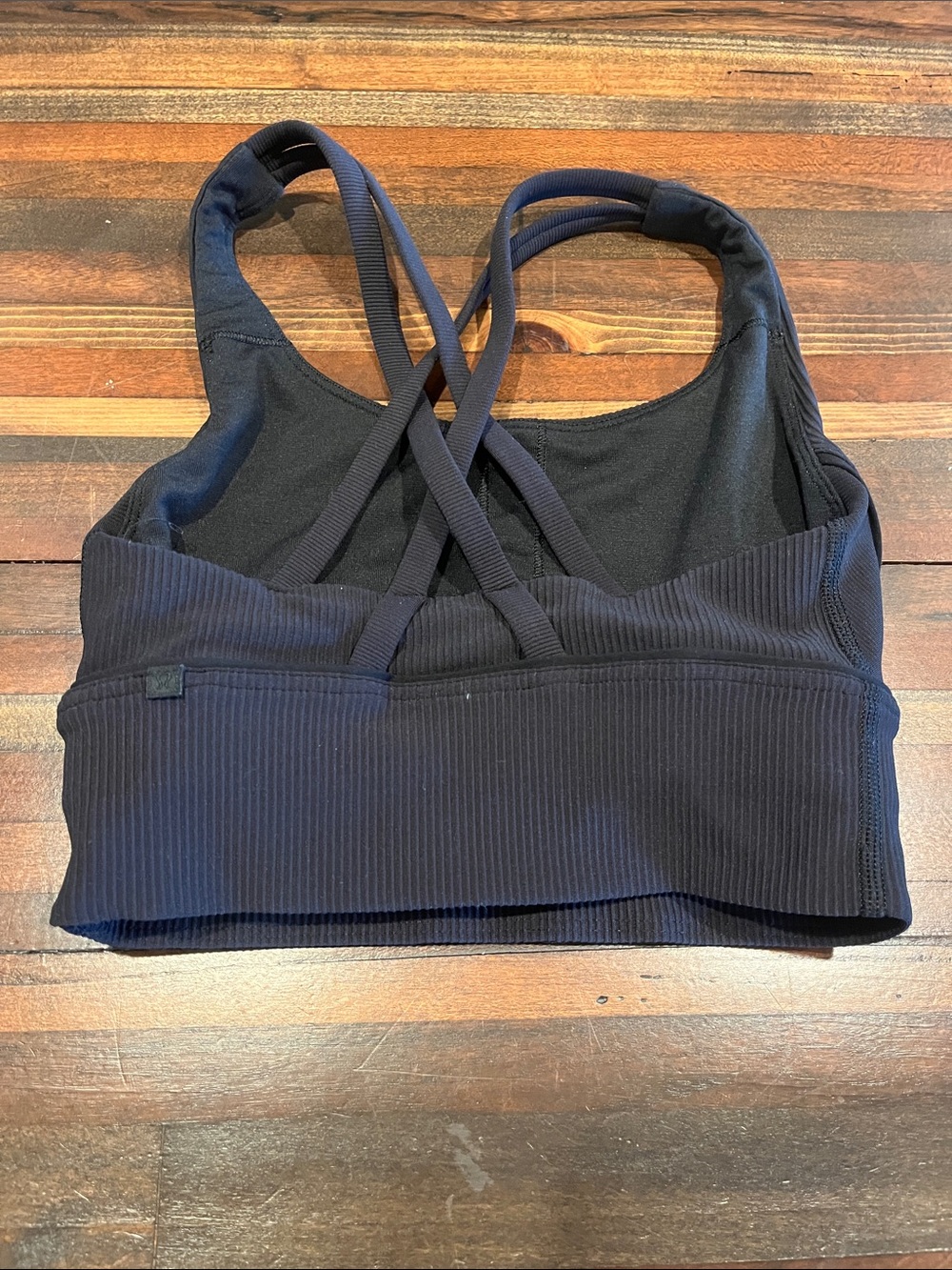 Black Lululemon sports bra size 2
